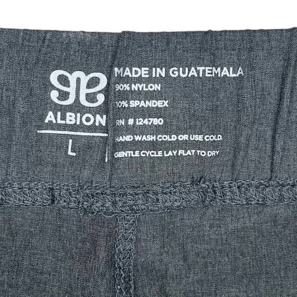 Albion Fit Jetsetters Joggers sz L * Charcoal Gray Jetsetter Jogger Pants - Picture 7 of 7